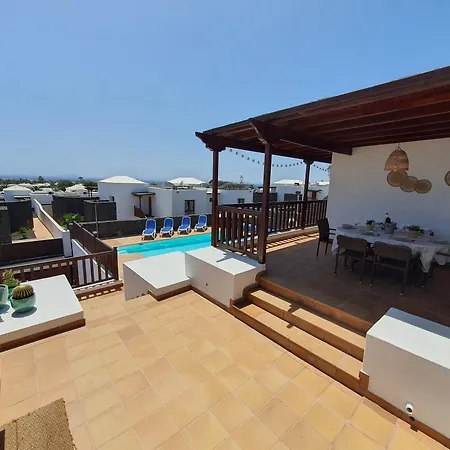 Lujosa 4 Hab Piscina, Jacuzzi Y Vistas Mar Vila Playa Blanca (Lanzarote)
